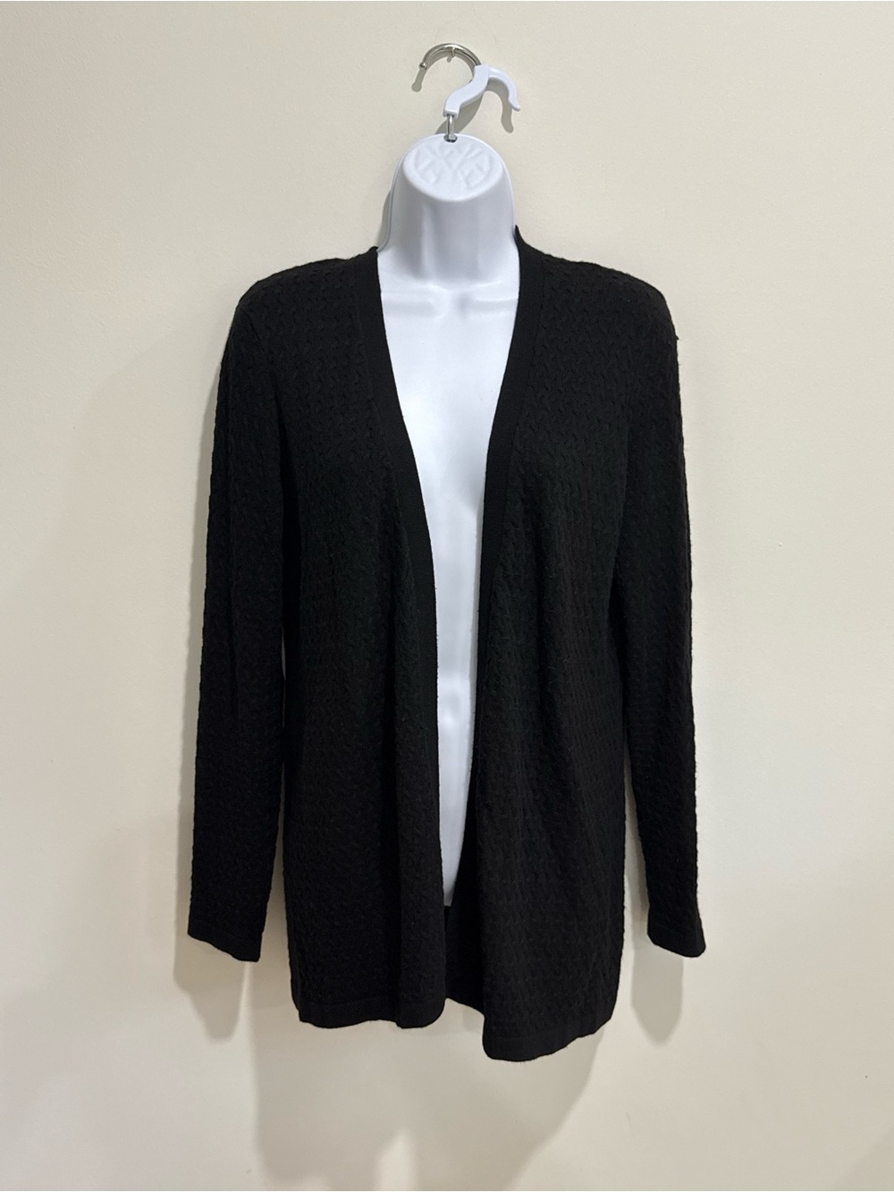 Calvin Klein Women's Medium Open-Front Cardigan Sweater Patterned